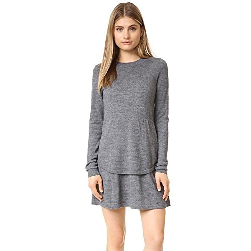 スサナモナコ Susana Monaco レディース ニット&セーター Frankie Merino Sweater Dress Sidewalk [並行輸入品]