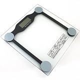 Bathroom scales digital glass with LCD display