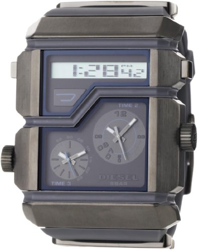 Diesel Men's DZ7178 Grey SBA Analog-Digital Silver and Gunmetal Dial Watch