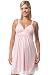 Belabumbum Lotus Lace Pink Maternity/Nursing Nightgown