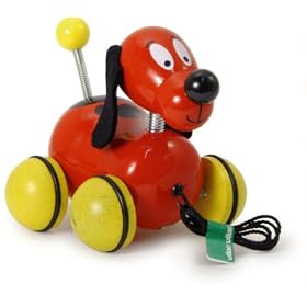 Vilac - 1886 - Jouets � tirer en Bois - Fripouille le Chien � tra�ner