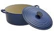Le Creuset Enameled Cast-Iron 5-1/2-Quart Round French Oven, Cobalt