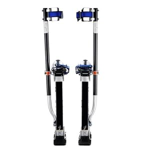 Pentagon Tool Tall Guyz Professional 24-40 Black Drywall Stilts by Pentagon