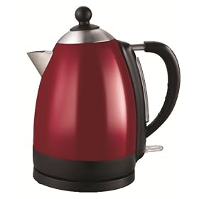 Manhattan Red Cordless Jug Kettle - 1.7Litre