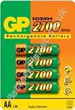 Electronics : GP ULtra High Power 2700mAh Ni-Mh Rechargeable Batteries