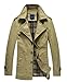WantDo Men's Outercoat Jacket Solid Cotton Fashion