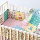 Baby Girl Doll Dress Theme Patchwork Crib Bedding - Crib Quilt (Doll Dresses) 40 x 50