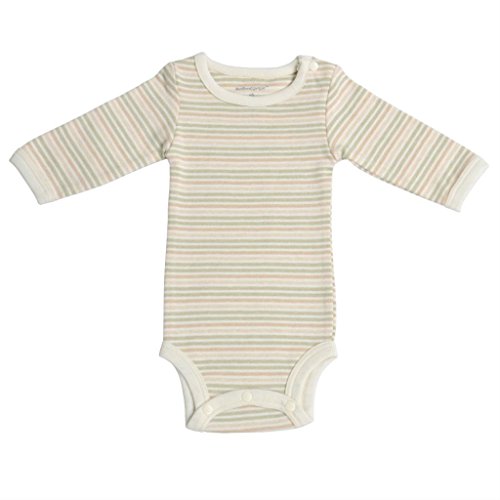 100% Organic Cotton Unisex Baby One Piece Bodysuit Onesie, Chemical & Dye-Free