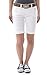 WallFlower Juniors Belted Luscious Curvy Bermuda Denim Shorts