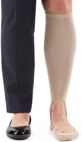 KEYSOCKS No Show Knee High Socks