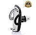 Sundix 4010833 Air Vent Car Mount Holder Cradle for 52mm to 95mm Smartphones - Black