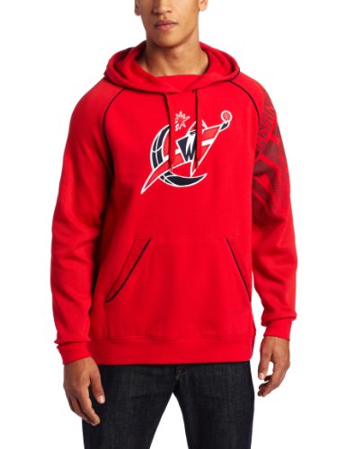 NBA Men's Washington Wizards Hoops Pullover Hood (Red, Medium)