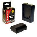 Opteka LP-E6 2200mAh Ultra High Capacity Li-ion Battery Pack & Rapid Charger for Canon EOS 7D & 5D Mark II Digital SLR Cameras