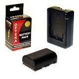 OptekaLP-E62200mAhUltraHighCapacityLi-ionBatteryPack&RapidChargerforCanonEOS7D&5DMarkIIDigitalSLRCameras