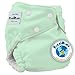 FuzziBunz One-Size Cloth Diaper (Mint Green Color) with ** BONUS ** Rockin Green Soap and Tooth Tissues!