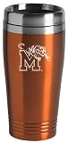 University of Memphis - 16-ounce Travel Mug Tumbler - Orange