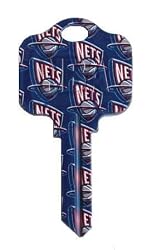 New Jersey Nets Kwikset KW1 House Key