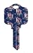 New Jersey Nets Kwikset KW1 House Key