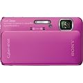 Sony DSC-TX10P Digitalkamera (16 Megapixel, 4-fach opt. Zoom, wasserdicht bis 4m,Full HD Video, 7,6 cm (3 Zoll) Display) pink