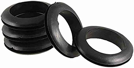 Magentoo(TM) 5 Pcs 35mm Black Double Sided Armature Bar Grommets