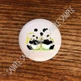 Animals Two-By-Two The Panda Bear Cute Childrens Drawer Pulls Knobs