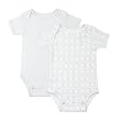 Boon Squircle 2-pack Bodysuit Set in Blue 0-3 Months