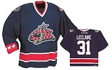 LECLAIRE #31 Columbus Blue Jackets CCM 550 Series Replica NHL Hockey Jersey (NHLPA Certified Custom Sewn Authentic Twill)