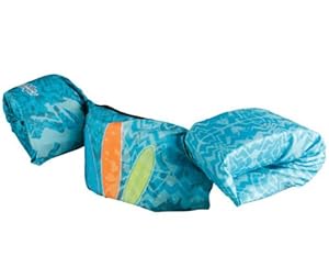 COLEMAN Stearns Deluxe Kids Puddle Jumper Swimming Life Jacket Vest | Blue Surf