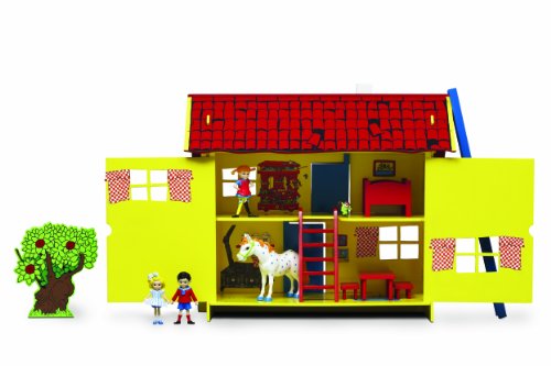 Imagen principal de Pippi Langstrumpf 44.3688.00 - Casa de muñecas de Pipi Calzaslargas (en madera)