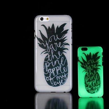Pineapple Pattern Glow in the Dark Hard Case for iPhone 6