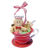 Gingerbread Kisses Cookie Boy with Candies Coffee Cup Christmas Ornament by Kurt Adler