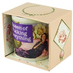 Queen Of Fucking Everything Tasse MUG Retro Designer Tussi Kaffetasse