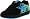Black/turquoise
