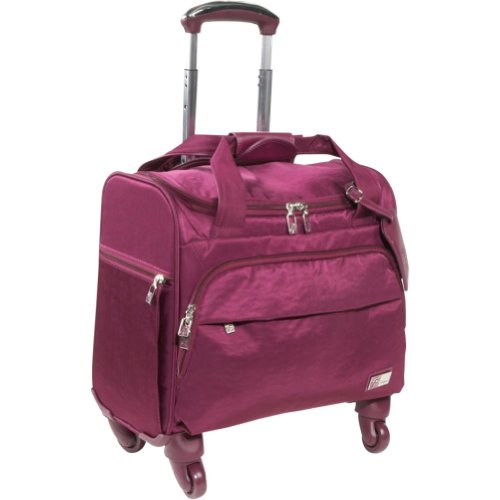 Ricardo Beverly Hills Luggage Mariposa 16 Inch Spinner Wheeled Tote, Raspberry, Small