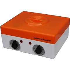 Doppel Wachserhitzer f�r Epiliermatten mit entnehmbarem Wachsbeh�lter Farbe orange / wei�