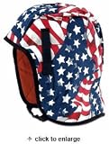 Winter Liner for Hard Hat US Flag NEW