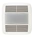 Broan-Nutone QTXEN080FLT Ultra-Silent Ventilation Fan, Quiet Exhaust Fan and Light for Bathroom and Home, ENERGY STAR Certified, 36-Watt Fluorescent Light, 0.3 (Renewed)