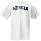 Michigan Wolverines Nike White Classic Short Sleeve Tee
