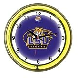 LSU Fighting Tigers Neon Wall Clock - 18" 18"