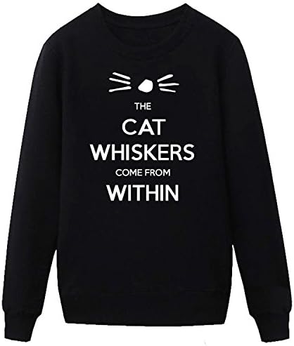 TKAT Men's Dan And Phil Cat Whiskers Sweatshirt black S