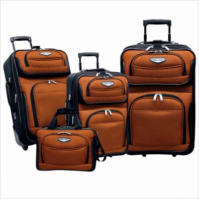 Traveler's Choice Amsterdam 4-Piece Set (Orange) 