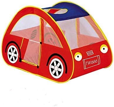 Children Kids Indoor Outdoor Tent Hut Playhouse Car Design Red