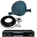 STD Humax Foxsat HD freesat box and full 20m self install kit. Save on paying an installer and Do it yourself. Includes, Foxsat HD receiver, Dish, LNB , cable and clips