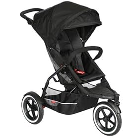 Phil Teds Sport Buggy Inline Stroller V2 in Black