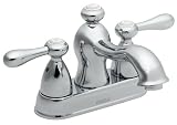 Delta Coventry Double-Handle Centerset Bathroom Faucet, Chrome #2572-272