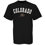 Colorado Buffaloes Black Arch Logo T-shirt at Football Fanatics