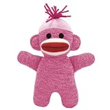 Schylling Baby Sock Monkey in Pink