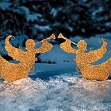 Glittered Angels Outdoor Christmas Decor - Improvements