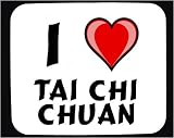 I Love Tai chi chuan Decorated Mouse Pad