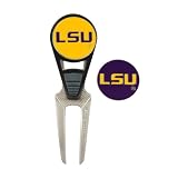 LSU Golf Ball Mark Repair Tool and Ball Markers